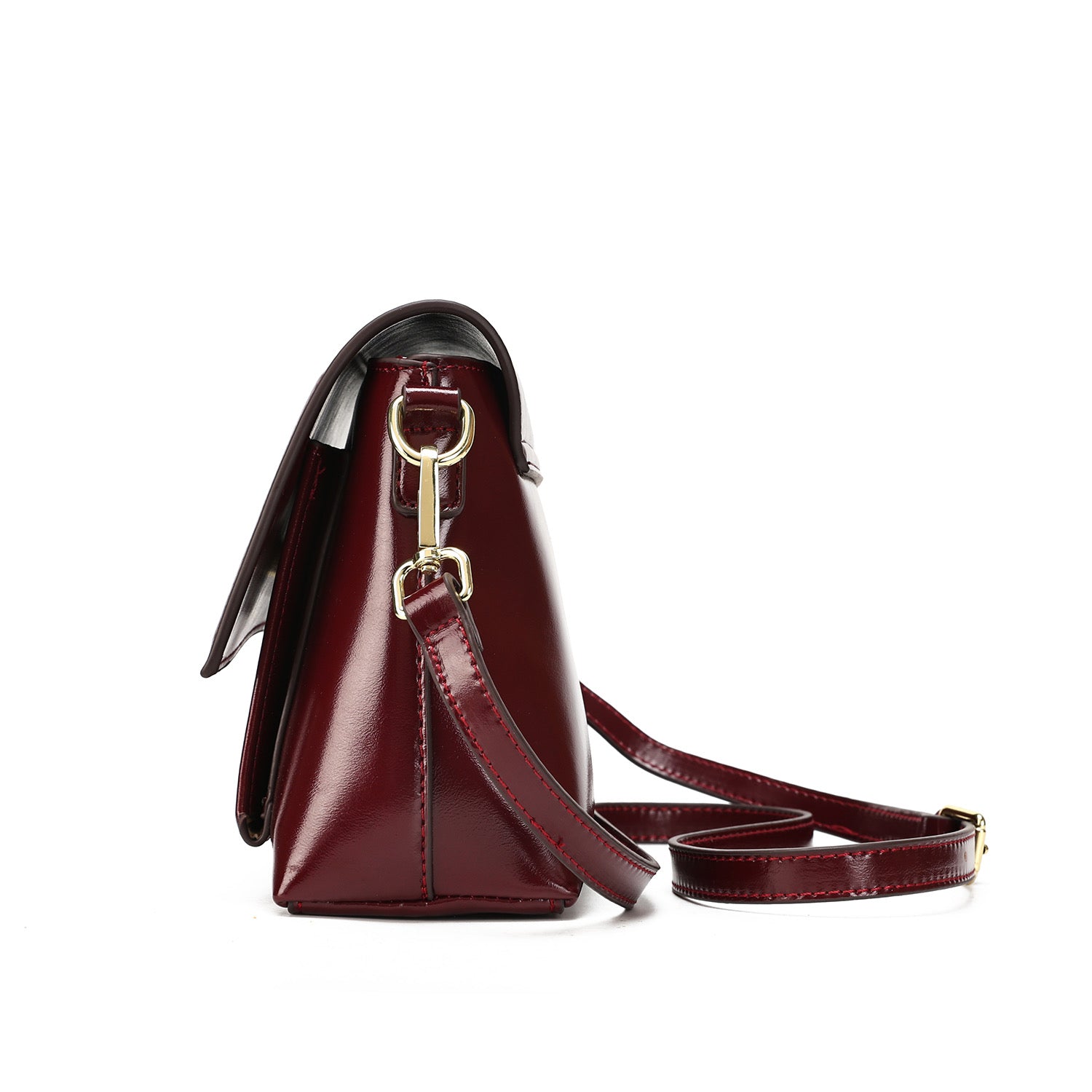 VELKORS COCOA Leather Crossbody Bag