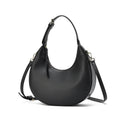 VELKORS Black Leather Shoulder Bag