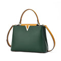 VELKORS V-Structured Top Handle Bag – Deep Green