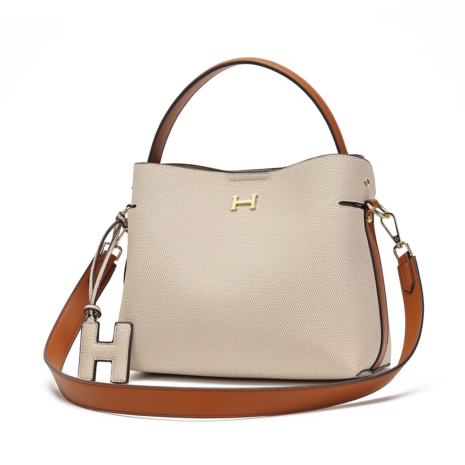 VELKORS HARMONY Leather Bucket Bag