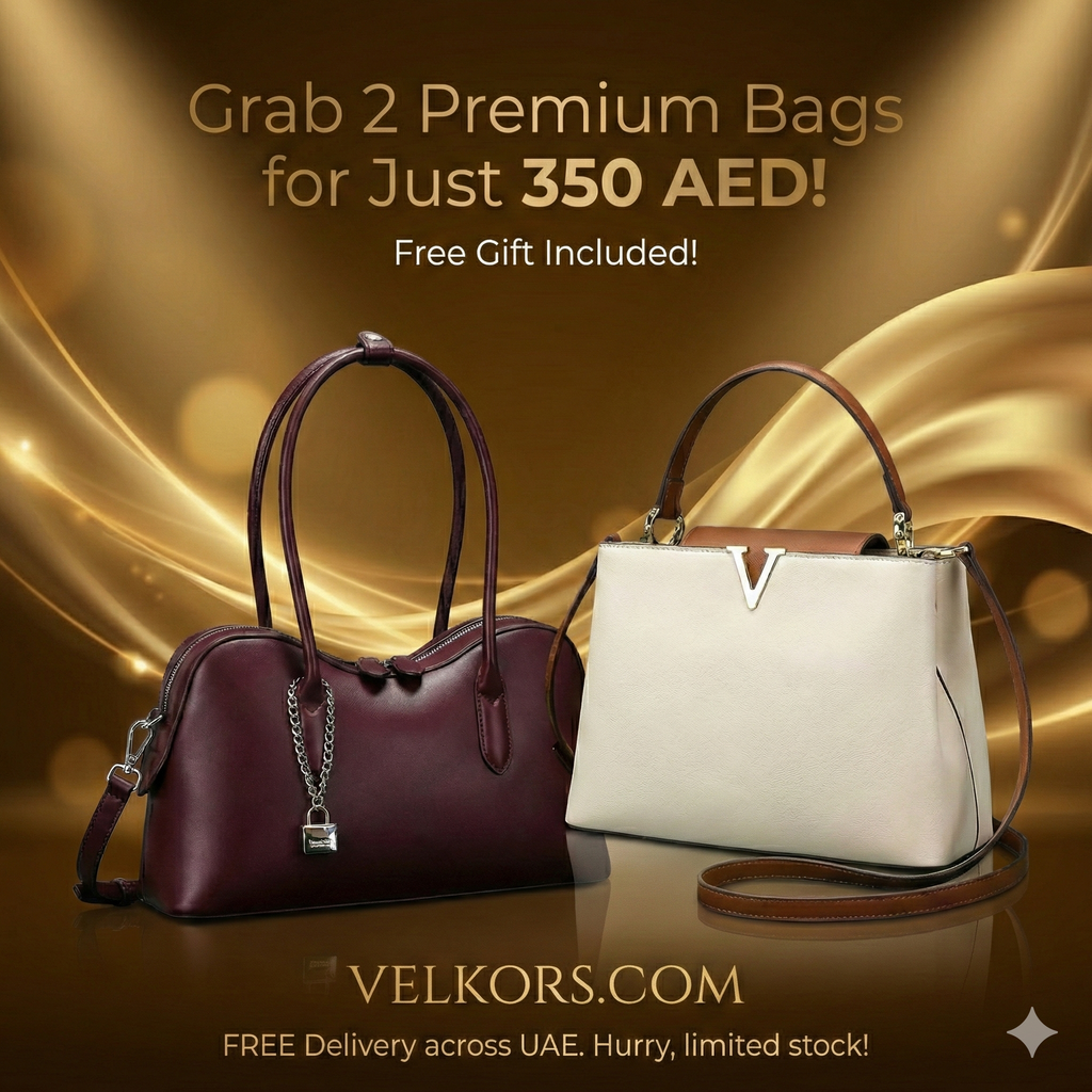 Limited Time Deal: Grab 2 Premium Bags for Just 350 AED!