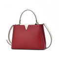 VELKORS V-Structured Top Handle Bag – Mehroon